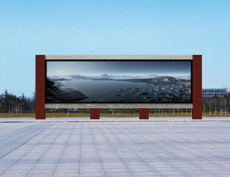 Development of Small spaced Outdoor LED Display