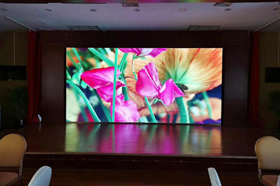 indoor fixed led display was installed in a meeting hall in singapore