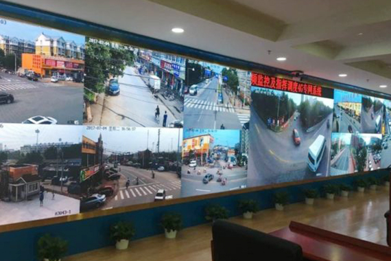 p1.9 indoor led display screen 30 sqm in monitor room