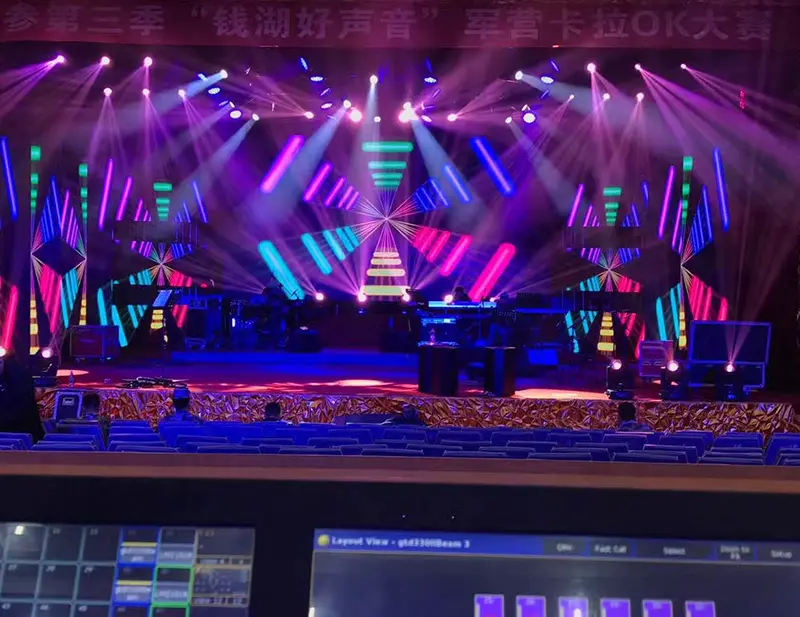 stage rental led screen brings different shocking effect