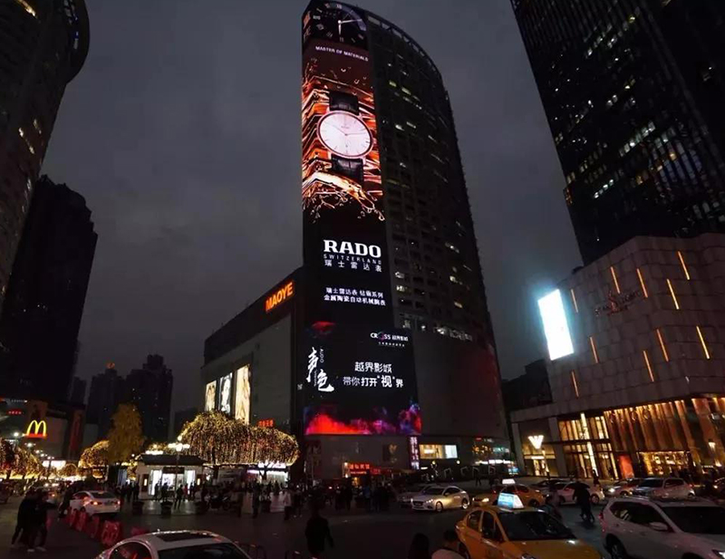 the rise of urban landscape lighting ignited the infinite charm of led mesh screen